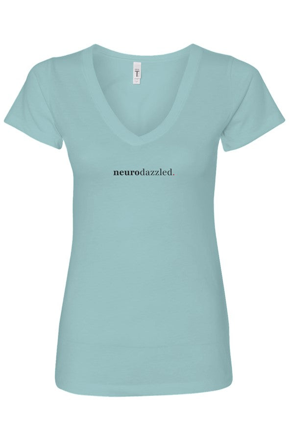 Signature Logo — V-Neck T-Shirt — Dark Print