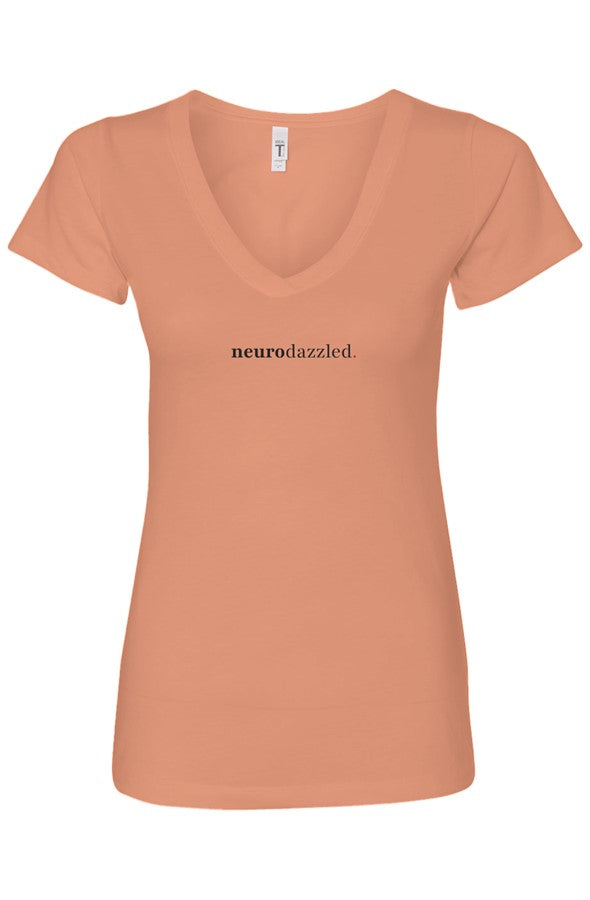 Signature Logo — V-Neck T-Shirt — Dark Print