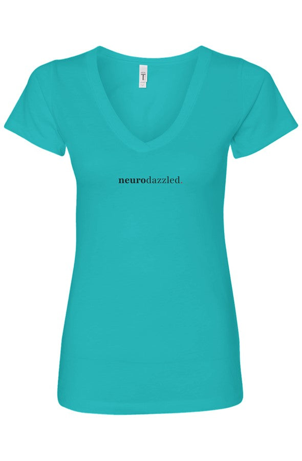 Signature Logo — V-Neck T-Shirt — Dark Print