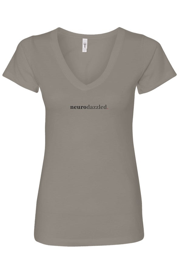 Signature Logo — V-Neck T-Shirt — Dark Print