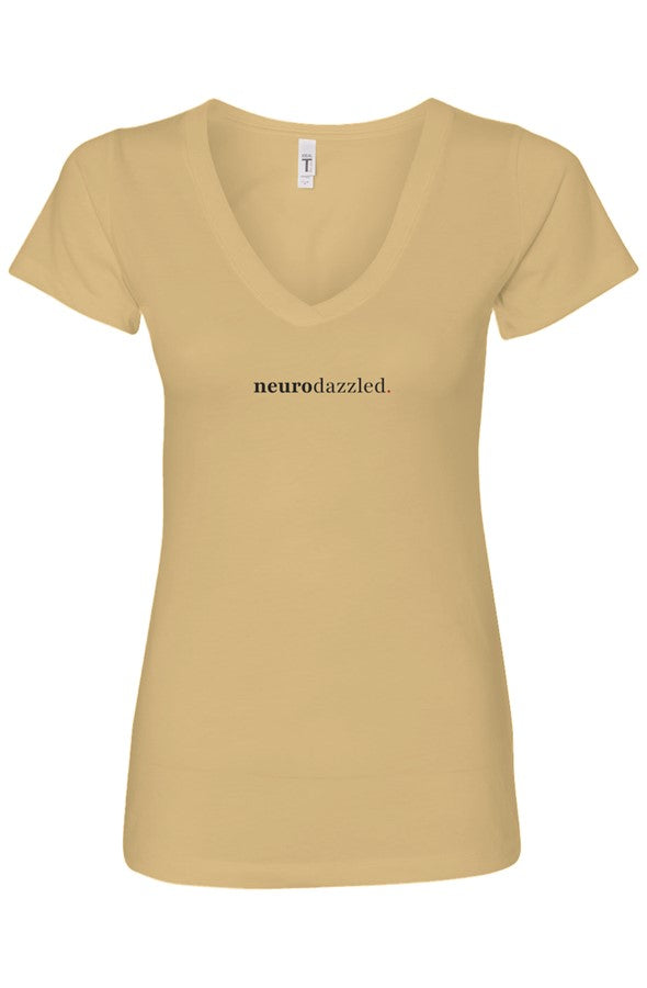 Signature Logo — V-Neck T-Shirt — Dark Print
