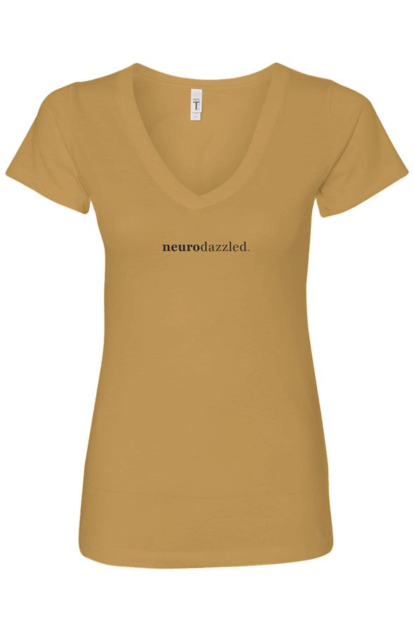 Signature Logo — V-Neck T-Shirt — Dark Print