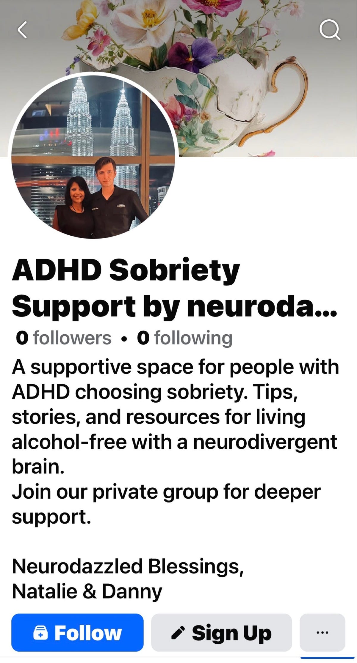 After almost 1825 days of sobriety with ADHD, I decide to create an online group.