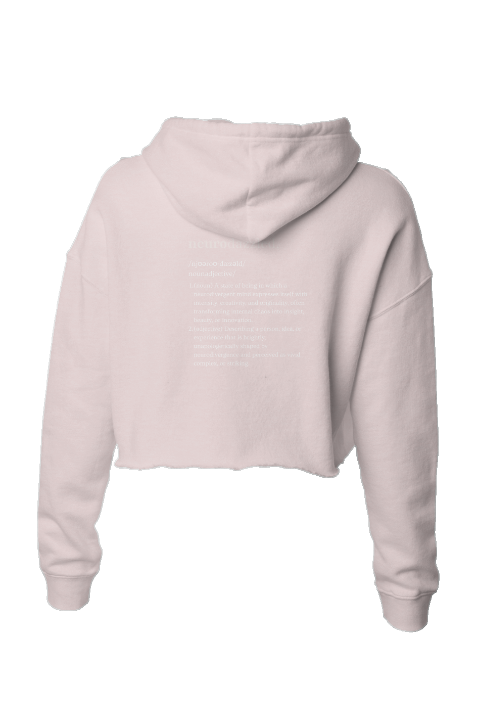 NeurodazzledCropped Hoodie | ADHD & Neurodivergent Statement Sweatshirt