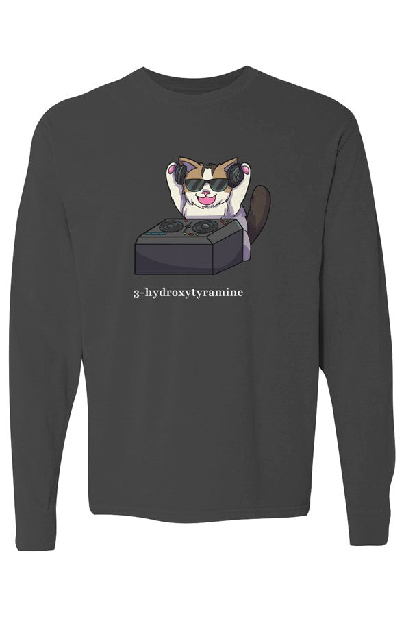 DJ WONI BOY, Black long sleeve, Front by Neurodazzled