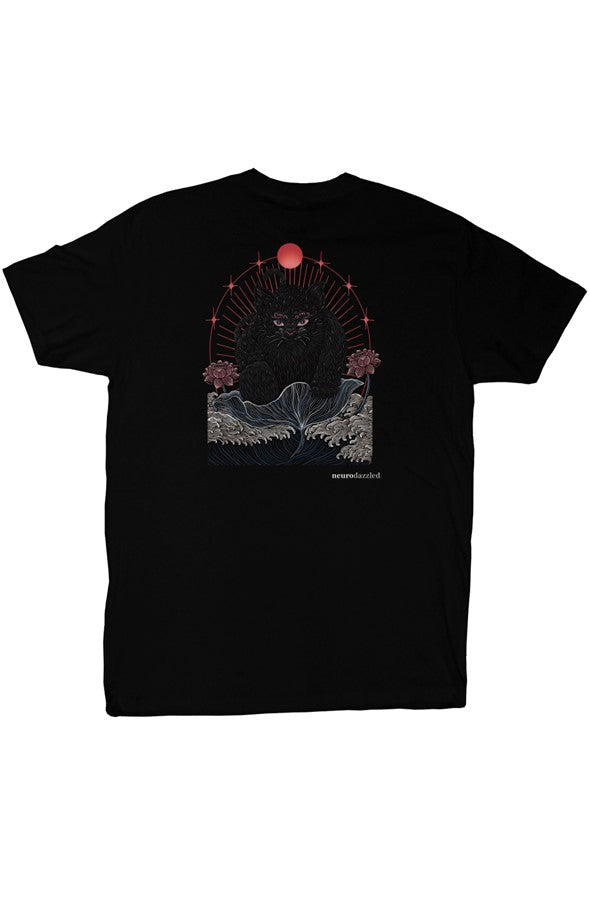 NOKIRUMI, Black unisex tee, Back by Neurodazzled