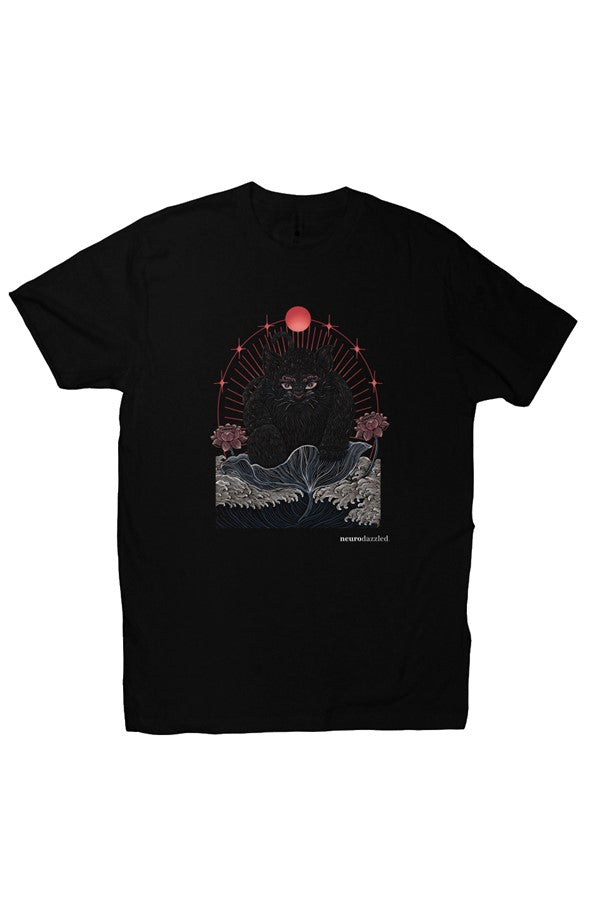 NOKIRUMI, Black unisex tee, Front by Neurodazzled