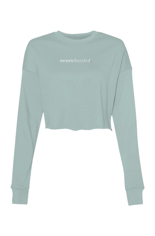 Signature Logo — Cropped Sweatshirt — Front Print