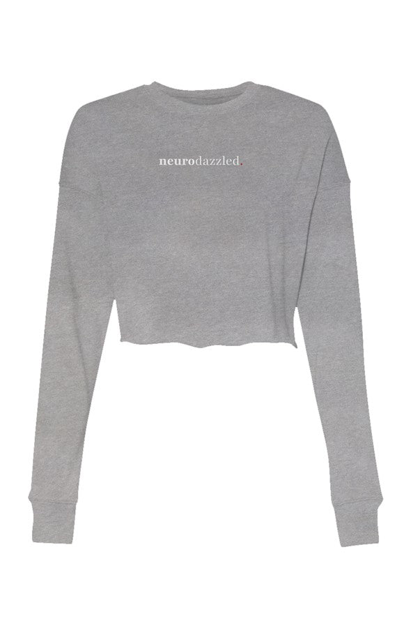 Signature Logo — Cropped Sweatshirt — Front Print