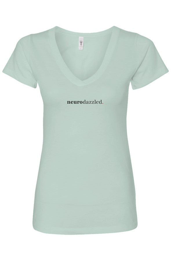 Signature Logo — V-Neck T-Shirt — Dark Print