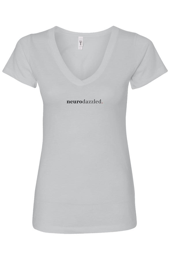 Signature Logo — V-Neck T-Shirt — Dark Print