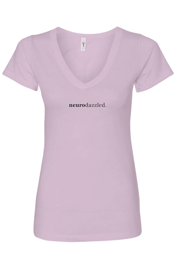 Signature Logo — V-Neck T-Shirt — Dark Print