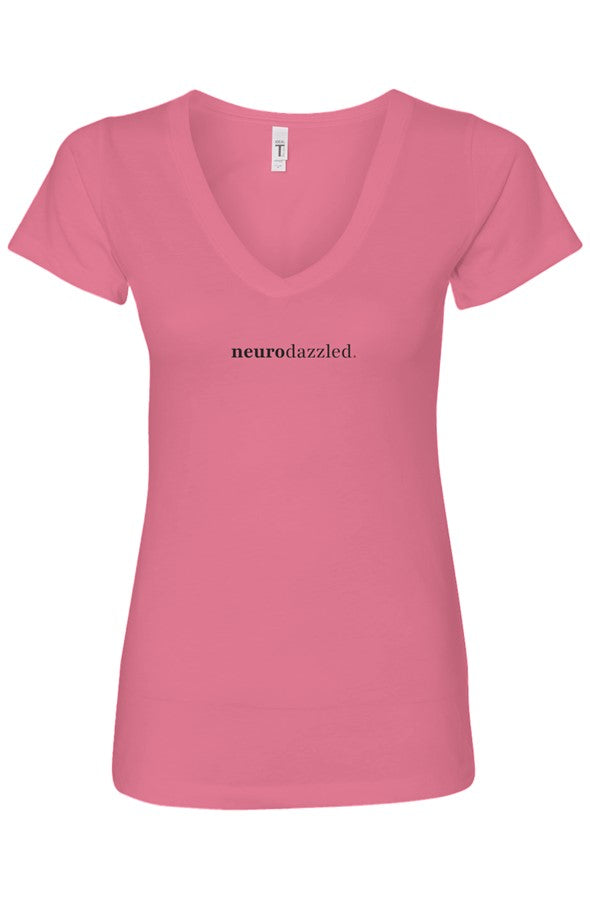 Signature Logo — V-Neck T-Shirt — Dark Print
