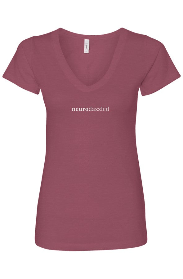 Signature Logo — V-Neck T-Shirt — Light Print