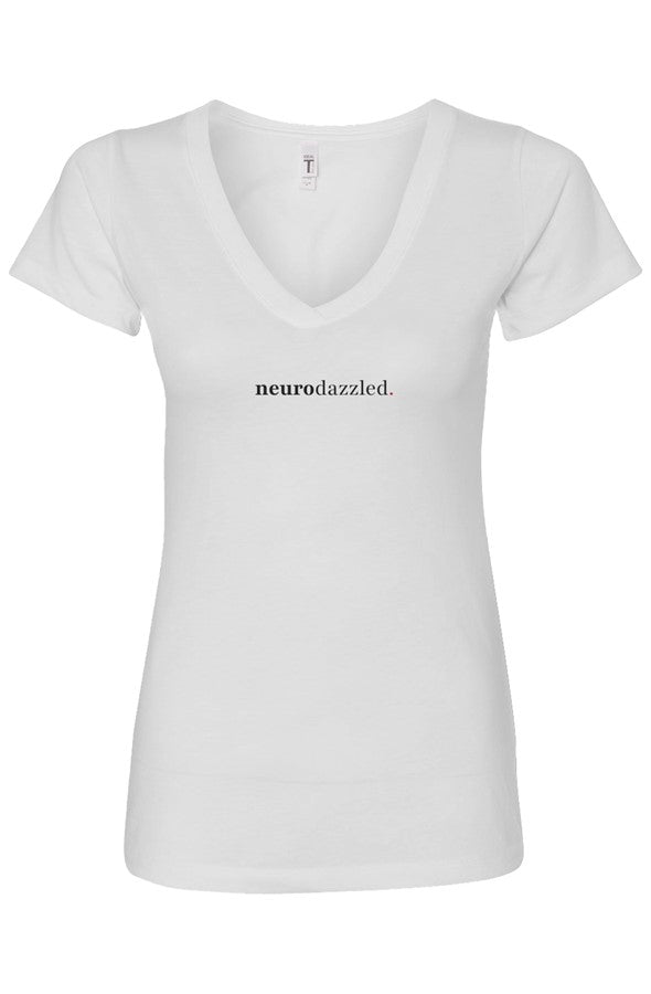 Signature Logo — V-Neck T-Shirt — Dark Print